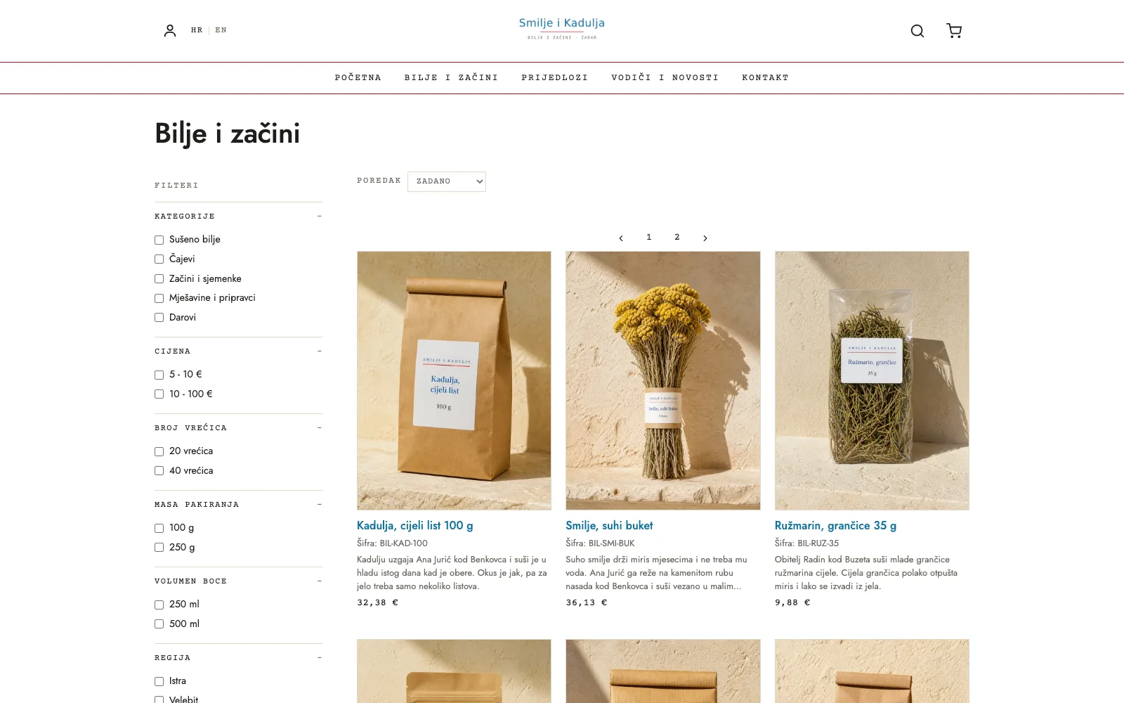 Webshop za OPG proizvode povezan s računima u FISCO-u